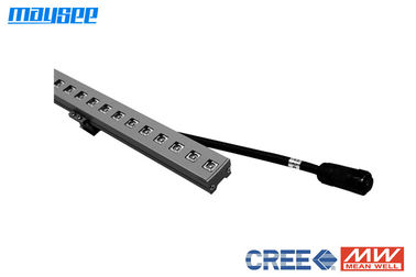 เครื่องซักผ้าฝาผนัง LED เชิงเส้นอลูมิเนียม 10W IP65 สำหรับโครงร่างสถาปัตยกรรมอาคาร