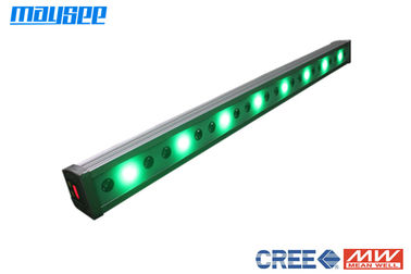 เครื่องซักผ้าฝาผนัง LED RGB ความละเอียดสูงขนาด DMX 512 LED ที่มีกำลังไฟ Meanwell