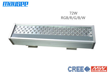 น้ำท่วมไฟ LED RGB กันน้ำ 72W กลางแจ้ง IP65 พร้อมตัวควบคุม DMX WIFI