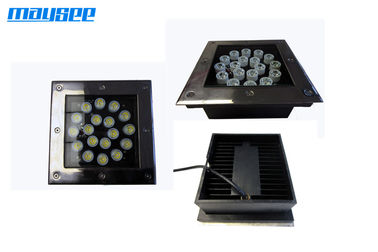 18w Outdoor DMX LED Underground Lights 85-265VAC, LED Underground Light ด้วยสี่เหลี่ยม