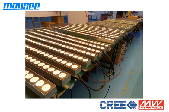 การติดตั้งบนพื้นผิวแนวนอนกลางแจ้งแถบไฟ LED วัสดุสแตนเลส 316L