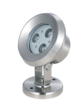 กันน้ำ IP68 3W LED ไฟใต้น้ำพร้อมวัสดุสแตนเลส