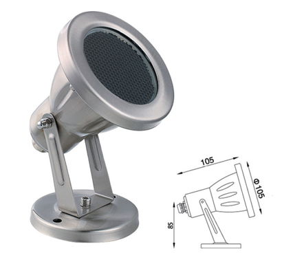 RGB LED Anti Glare Spot Light วัสดุสแตนเลสทำงานใต้น้ำ