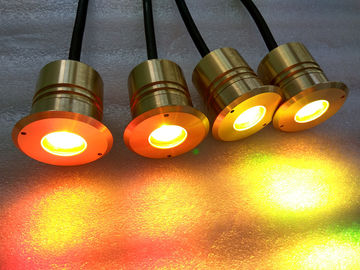 ไฟ LED ขนาดเล็ก 3 วัตต์ LED ขนาดกะทัดรัดพร้อมโคมทองเหลือง